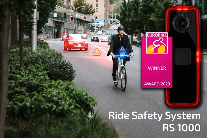 Das Ride Safety System RS 1000 wurde mit dem Eurobike Award ausgezeichnet / Weiterer Text über ots und www.presseportal.de/nr/170745 / Die Verwendung dieses Bildes für redaktionelle Zwecke ist unter Beachtung aller mitgeteilten Nutzungsbedingungen zulässig und dann auch honorarfrei. Veröffentlichung ausschließlich mit Bildrechte-Hinweis.