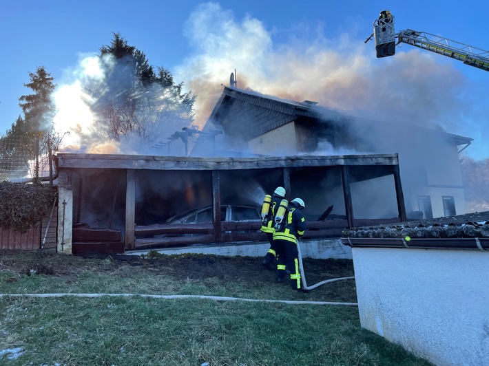 POL-PDKL: Brand eines Einfamilienhauses