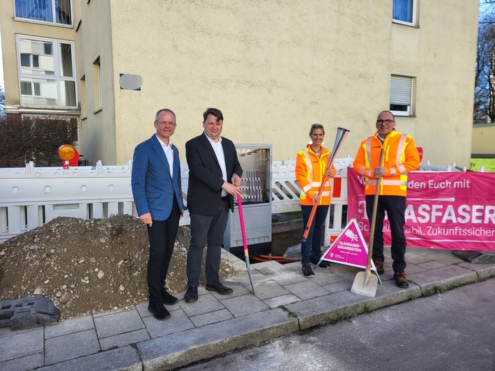 Telekom startet Netzmodernisierung in München-Oberföhring