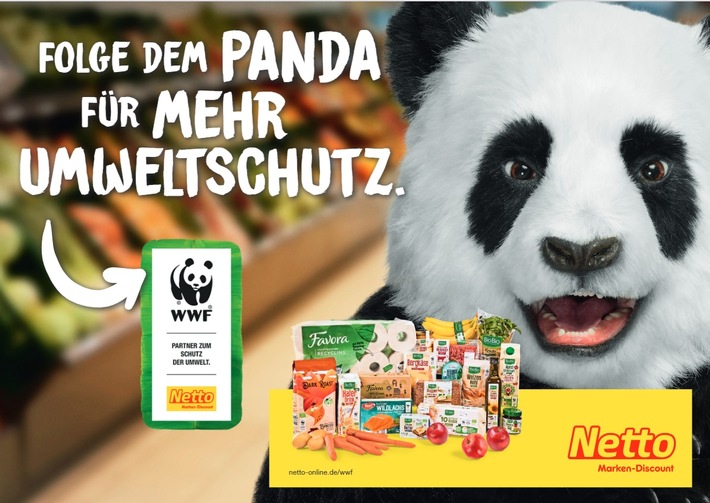 Partnerschaft mit dem WWF: Netto startet Kampagne „Folge dem Panda“