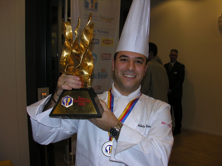 Nicholas Tsiknakos, Exekutiv - Souschef im Restaurant Carlton in Zürich gewinnt den Swiss Culinary Cup 2005