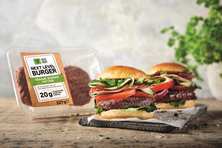 Fleischloser «Next Level Burger» ab sofort bei Lidl Schweiz erhältlich
