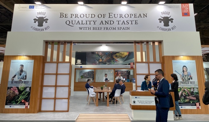 Be proud of European quality and taste with beef from Spain / Weiterer Text über ots und www.presseportal.de/nr/159141 / Die Verwendung dieses Bildes für redaktionelle Zwecke ist unter Beachtung aller mitgeteilten Nutzungsbedingungen zulässig und dann auch honorarfrei. Veröffentlichung ausschließlich mit Bildrechte-Hinweis.
