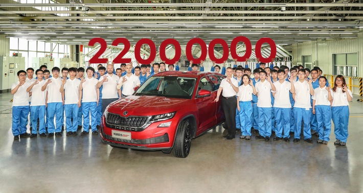 Produktionsjubiläum: SKODA AUTO feiert 22-millionstes Fahrzeug (FOTO)