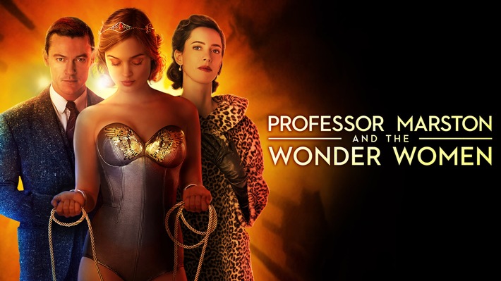 TELE 5-Programmtipp / Die wahre Geschichte der Comic-Heldin als Free TV-Premiere: "Professor Marston and the Wonder Woman" am Freitag, 20. November, 20:15 Uhr