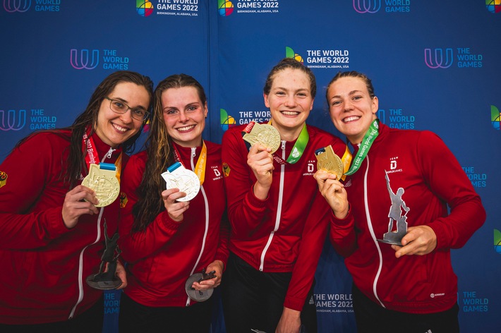 DLRG-Rettungsschwimmer beenden Weltspiele im Goldrausch / 11. World Games in Birmingham (USA)