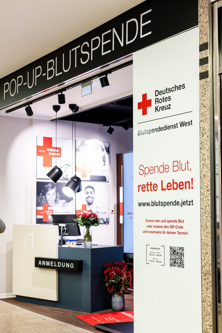 Presseeinladung zur Eröffnung der DRK-Pop-Up Blutspende in Ludwigshafen