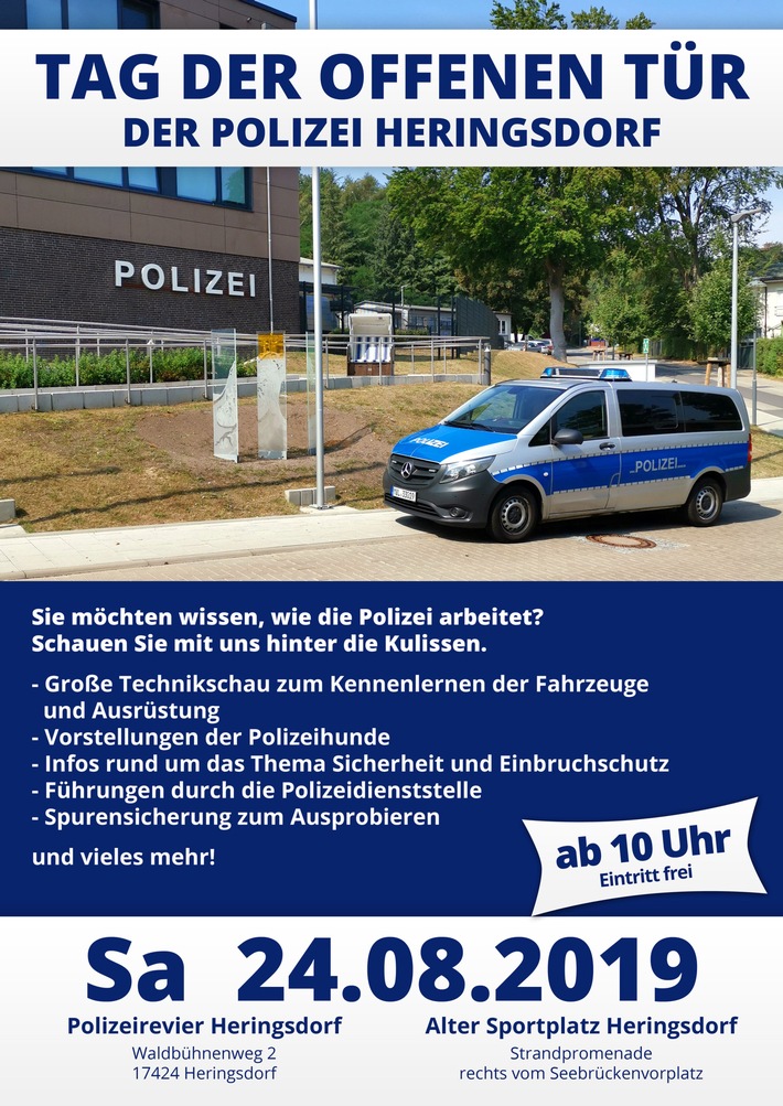 POL-ANK: Tag der offenen Tür der Polizei in Heringsdorf