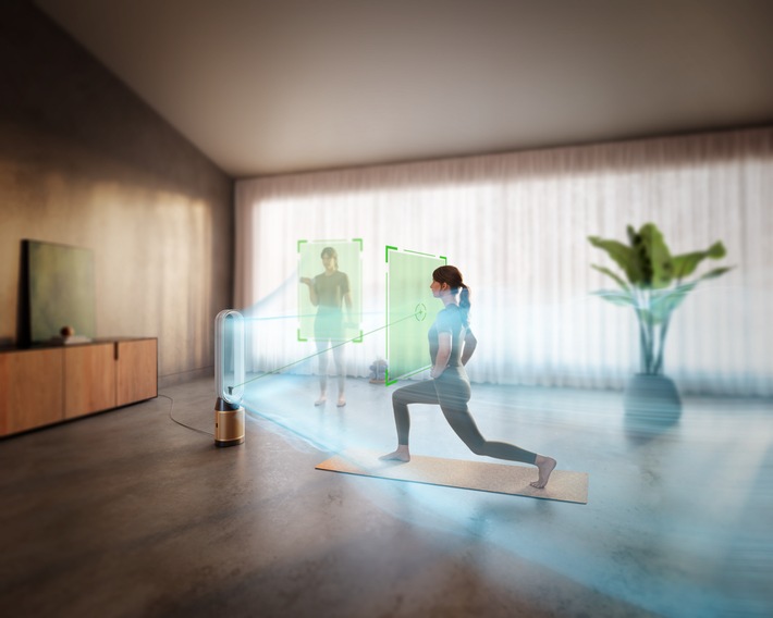 Jetzt verfügbar: Intelligente Luftreinigung mit dem Dyson Find+Follow Purifier Cool PC3 / Konstant thermischer Komfort mit intelligentem Luftstrom, der sich automatisch an Bewegungen im Raum anpasst