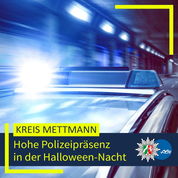 POL-ME: Halloween-Nacht: Polizei zieht Bilanz - 2511001