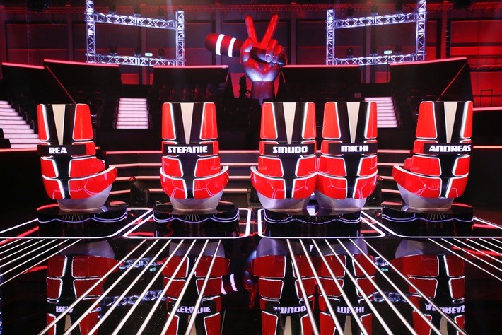 Begehrt - und ganz schön teuer: Die neuen "The Voice of Germany"-Drehstühle kosten 75.000 Euro