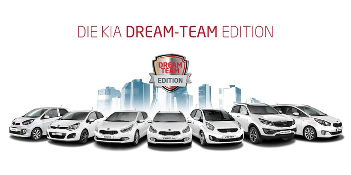 Heißer Herbst bei Kia: Comeback der beliebten Sondermodelle &quot;Dream-Team Edition&quot;