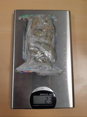 BPOL-FL: IZ - Bundespolizisten stellen 23 Gramm Marihuana im Bahnhof sicher