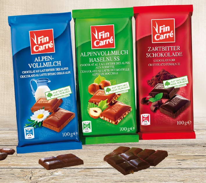 Lidl stellt meistverkaufte Schokoladentafeln auf UTZ-zertifizierten Kakao um