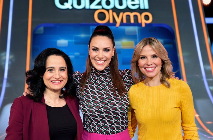 Medizinerinnen gegen den "Quizduell-Olymp": Dr. Yael Adler und Dr. Julia Fischer bei Esther Sedlaczek / "Quizduell-Olymp" am Freitag, 31. Mai, 18:50 Uhr im Ersten