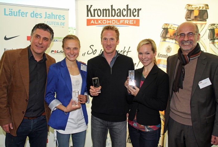 &quot;Läufer des Jahres&quot; in Krombach gekürt - Anna Hahner und Jan Fitschen sind die Läufer des Jahres 2012 (BILD)