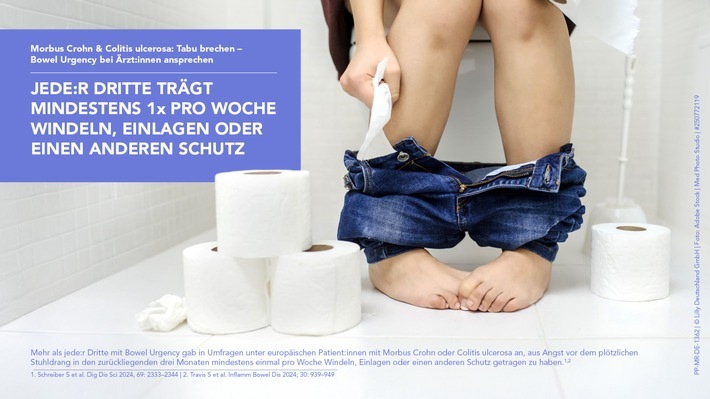 Am 19. Mai wird durch den "Welt-CED-Tag" auf Belastungen durch chronisch-entzündliche Darmerkrankungen aufmerksam gemacht. / Weiterer Text über ots und www.presseportal.de/nr/19840 / Die Verwendung dieses Bildes für redaktionelle Zwecke ist unter Beachtung aller mitgeteilten Nutzungsbedingungen zulässig und dann auch honorarfrei. Veröffentlichung ausschließlich mit Bildrechte-Hinweis.