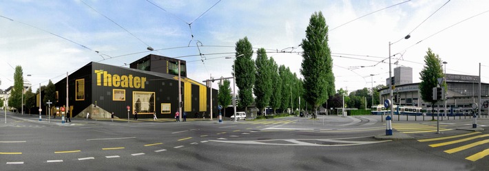 Umbau des "Theater 11" in Zürich-Oerlikon: Die Bauengineering AG und die Architekten Mathias Müller und Daniel Niggli von EM2N gewinnen den Gesamtleistungswettbewerb.
