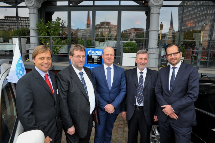 "Blue Corridor Rallye" macht Halt in Hamburg: die "Verkehrswende" kann nur mit Erdgas gelingen (BILD)