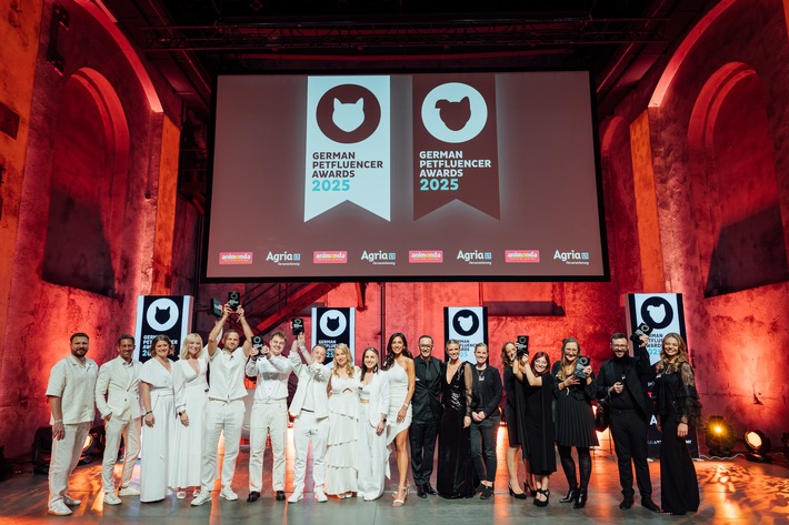 animonda präsentiert die German Petfluencer Awards 2025 / Team Cats triumphiert bei der PETFLUENCER NIGHT