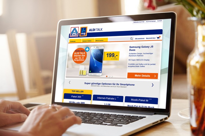 ALDI erweitert ALDI TALK um einen Onlineshop