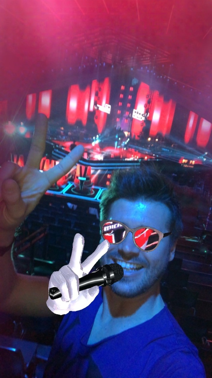 Auf Instagram Teil von &quot;The Voice of Germany&quot; werden: #TVOG ist die erste deutsche Show mit eigenem AR-Filter