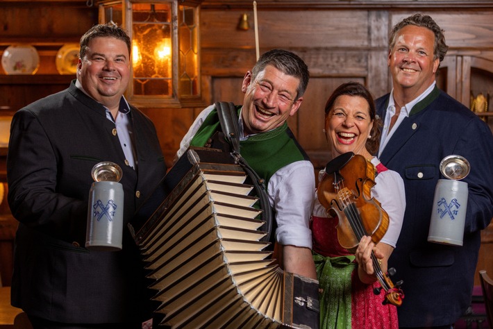 Neues Wirte-Trio übernimmt die Schützenlisl auf der Oidn Wiesn / Michael Bietsch, Florian Fendt und Manfred Kneifel erhalten Zuschlag für traditionsreiches Volkssängerzelt - Reservierungen ab sofort