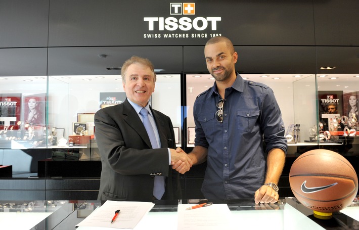 Tissot signs basketball player Tony Parker as a Global Ambassador