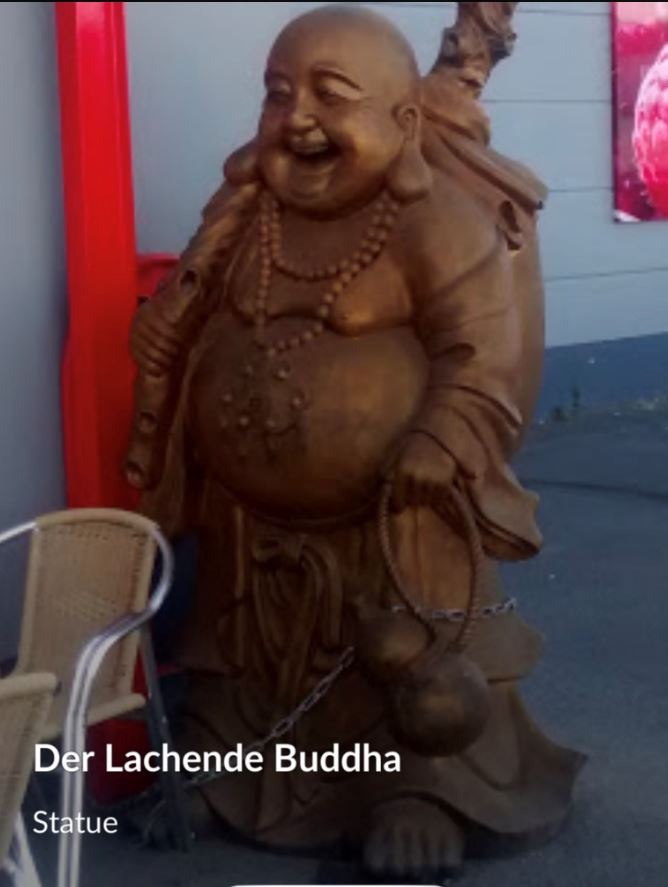 POL-HI: Buddha-Statue vor asiatischem Imbiss gestohlen