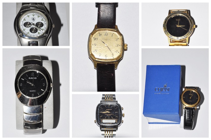 POL-OL: +++ Polizei sucht Eigentümer von sechs Armbanduhren +++