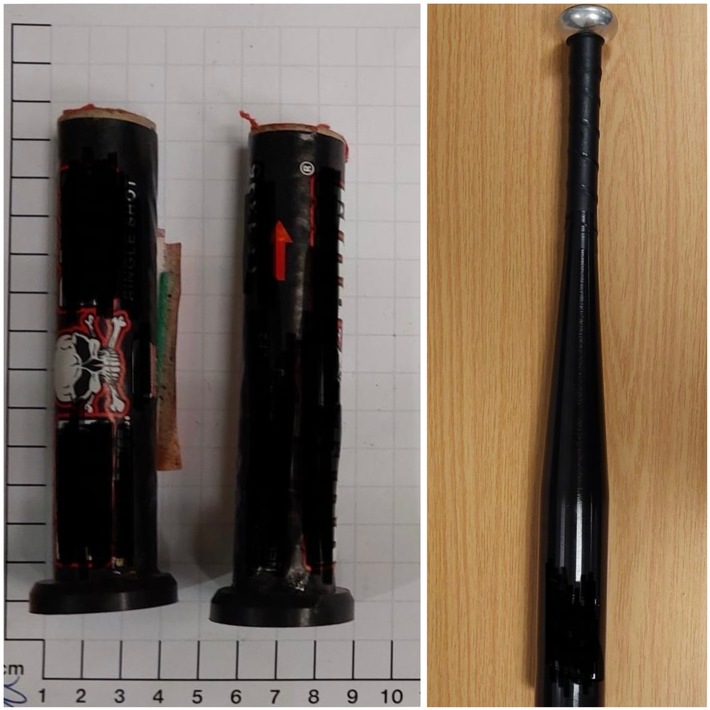 BPOL NRW: Zwei Jugendliche stehlen und haben Baseballschläger und Böller dabei - Bundespolizei ermittelt