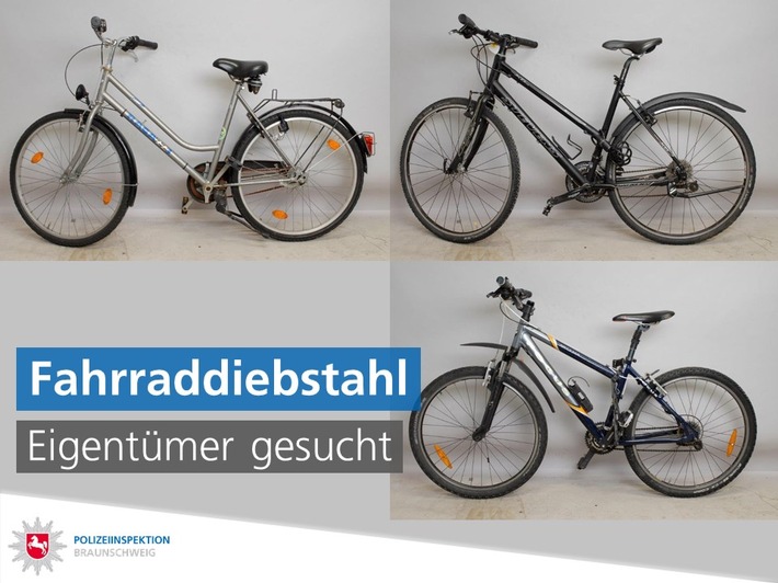 POL-BS: Polizei stellt Fahrraddiebe auf frischer Tat - Aber wem gehören die Räder?