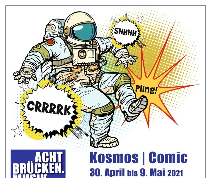 Musikfestival ACHT BRÜCKEN | Musik für Köln gibt Programm für die 11. Festivalausgabe "Kosmos | Comic" vom 30. April bis 9. Mai bekannt ( ACHT BRÜCKEN | Musik für Köln 2021 »Kosmos | Comic« / Weiterer Text über ots und www.presseportal.de/nr/152502 / Die Verwendung dieses Bildes ist für redaktionelle Zwecke honorarfrei. Veröffentlichung bitte unter Quellenangabe: "obs/ACHTBRÜCKEN GmbH"