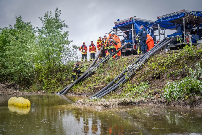 THW HB-NDS: Hochwasser in Rheinland-Pfalz: THW-Kräfte aus Bremen und Niedersachsen beenden Einsatz