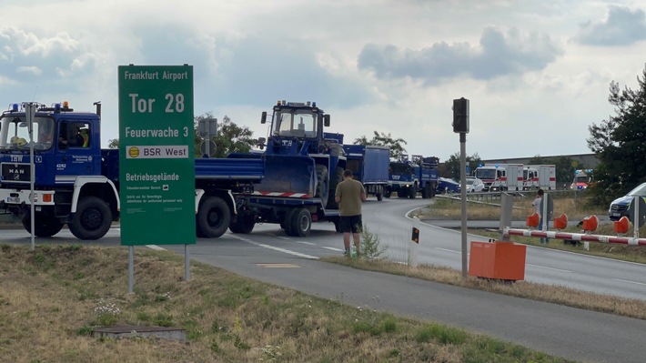 FW-F: Katastrophenschutzübung in Frankfurt - Training der Anfahrt, Bereitstellung, Koordinierung und Logistik erfolgreich durchgeführt