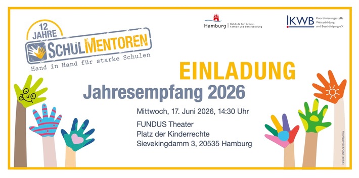 Presseeinladung: 12 Jahre "Schulmentoren – Für starke Schulen"