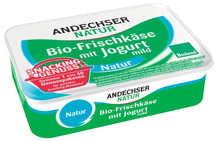 Gewinn-Aktion mit ANDECHSER NATUR: Verlosung von 50 Premium Snacking-Genuss-Paketen im Wert von je 100 €