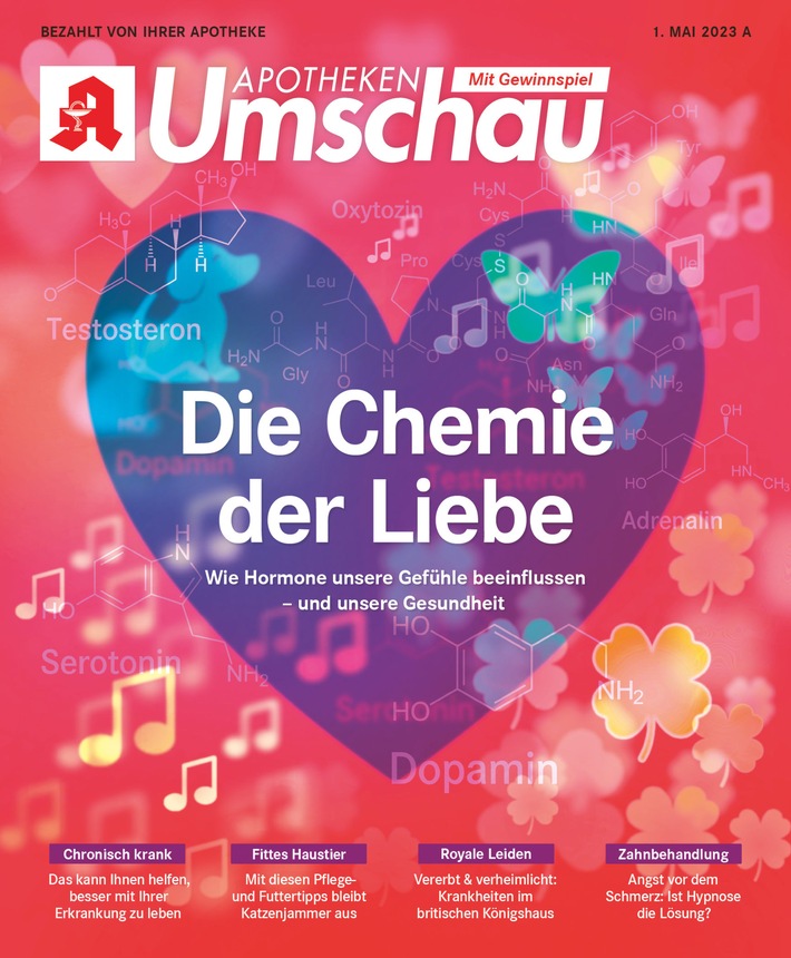 Chemie der Liebe: So gut tut sie unserer Gesundheit / Botenstoffe können bewirken, dass wir uns wohl fühlen. Wie wir selbst dafür sorgen können, dass unser Körper Dopamin und Co. ausschüttet