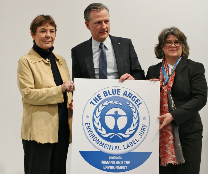 Unternehmen stärken Blauen Engel als internationales Umweltschutzzeichen (BILD)