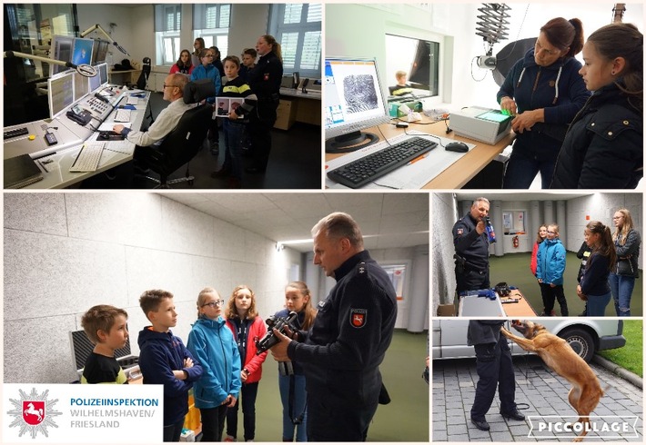 POL-WHV: 40 Nachwuchssheriffs besuchten die Polizei und bekamen einen Einblick hinter die Kulissen - Zukunftstag in der Polizeiinspektion Wilhelmshaven/Friesland