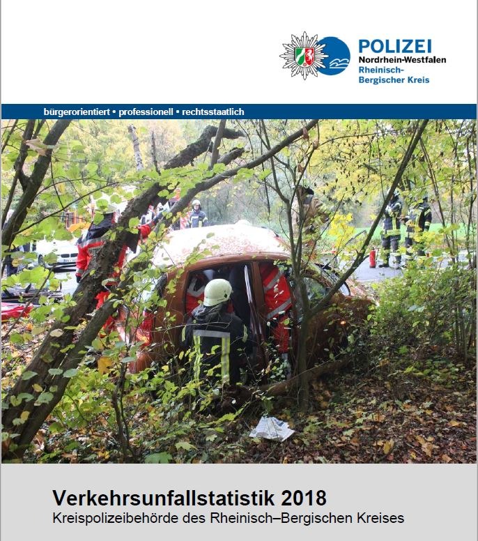 POL-RBK: Rheinisch-Bergischer Kreis - Die Fakten zur Unfallentwicklung im Jahr
2018