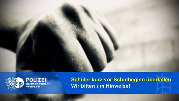 POL-OB: Schüler (11) kurz vor Schulbeginn überfallen