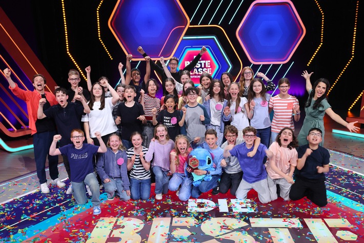 Die 7d der Leibnizschule aus Wiesbaden ist "Die beste Klasse Deutschlands" / Superfinale mit prominenten Gästen bildete den Höhepunkt der Frühjahrsstaffel 2025