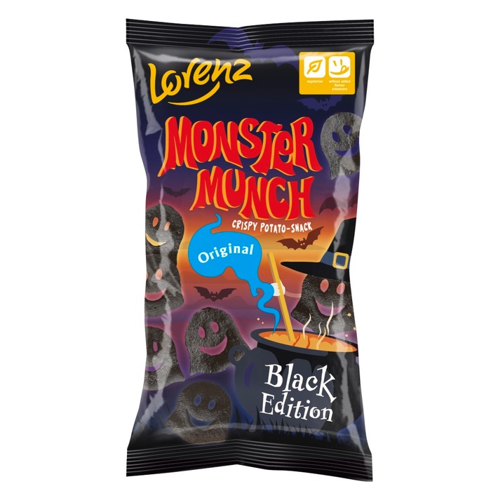 PRESSEMITTEILUNG: Monster Munch jetzt in schwarzer Optik – beliebter „Original“-Geschmack als limitierte Black Edition zu Halloween