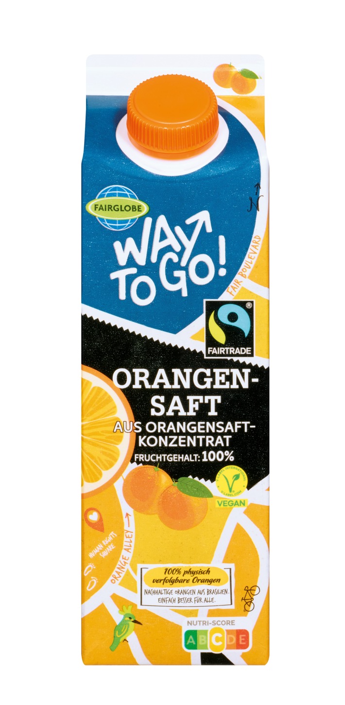 Fair, fruchtig, fantastisch: Orangensaft der Lidl-Eigenmarke &quot;Way To Go&quot; ist Testsieger in aktueller Ökotest-Ausgabe