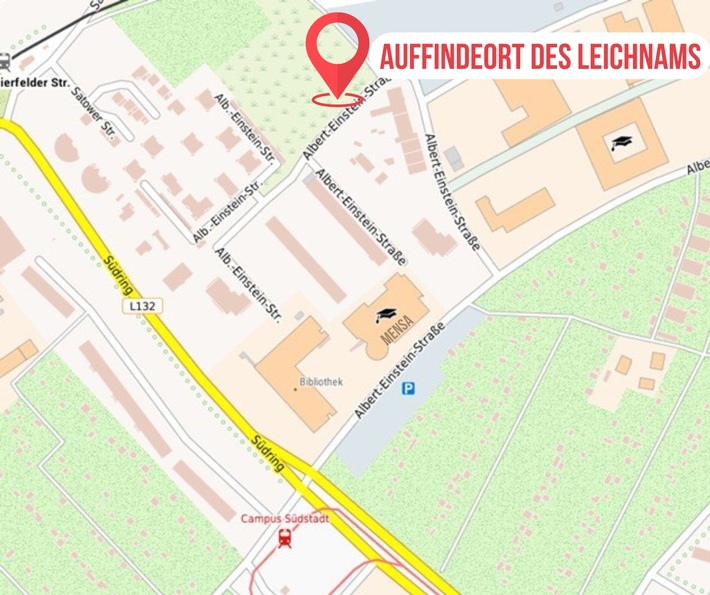 POL-HRO: Ermittlungsergebnisse im Fall des am 28.02.2026 aufgefundenen Leichnams - Ergänzung zum Zeugenaufruf (Fotos)