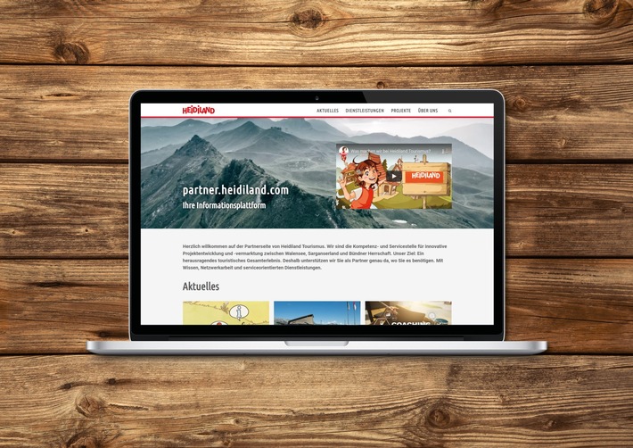 Medienmitteilung: Heidiland Tourismus lanciert digitale Informationsplattform für Partner