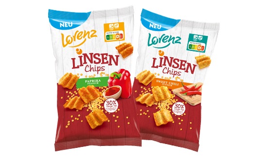 Presseinformation Lorenz: Neu im Sortiment - Lorenz Linsen Chips