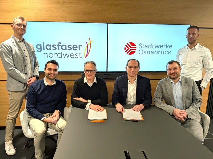 Neue Vermarktungskooperation stärkt Glasfaserangebot: Stadtwerke Osnabrück AG treten dem Open-Access-Netz der Glasfaser Nordwest bei