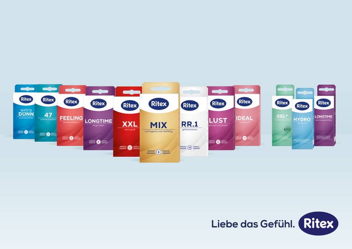 Ritex präsentiert Facelift bei Kondomen und Gleitmitteln